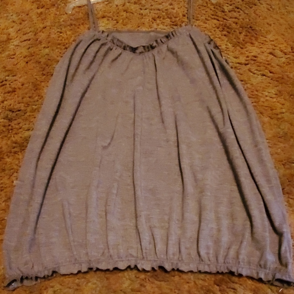 Comfy brownish tan Bar III shirt!